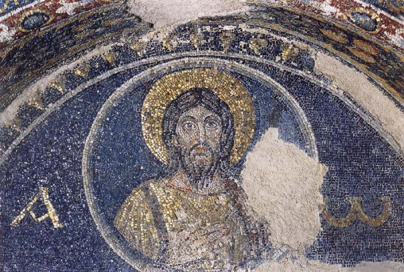 unknow artist Christ in Mosaic Spain oil painting art